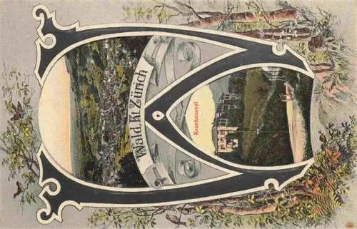AK / Ansichtskarte  Wald_ZH Panorama Krankenasyl