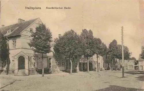 AK / Ansichtskarte  Stallupoenen_Ebenrode_Nesterow_Oblast_Kaliningrad_RU Neustaedtischer Markt Feldpost