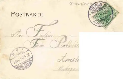 AK / Ansichtskarte 73991579 Neustadt_Cuestrin_Kuestrin_Ostbrandenburg_Kostrzyn_PL Moltkeplatz