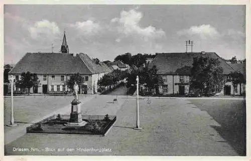 AK / Ansichtskarte  Driesen_Drezdenko_PL Blick auf den Hindenburgplatz