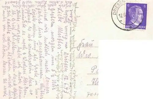 AK / Ansichtskarte  Driesen_Drezdenko_PL Blick auf den Hindenburgplatz