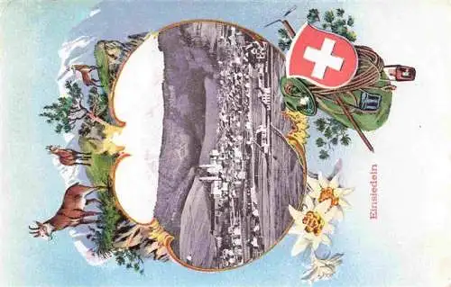 AK / Ansichtskarte  Einsiedeln__SZ Panorama