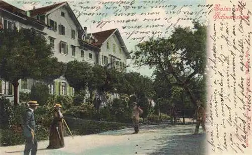 AK / Ansichtskarte  Bains_de_Schoenbrunn_Schoenbrunn_Bad_Menzingen_ZG Strassenpartie