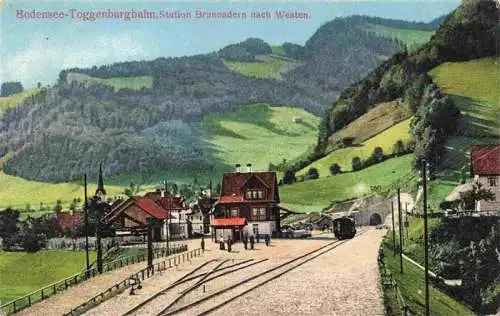 AK / Ansichtskarte  Brunnadern_SG Bodensee Toggenburgbahn Station Brunnadern