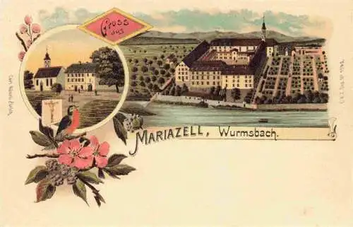 AK / Ansichtskarte  Mariazell_Kloster_Wurmsbach_Rapperswil-Jona_SG Kirche Kloster