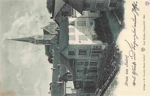 AK / Ansichtskarte  Aadorf_Frauenfeld_TG Ortsansicht mit Kirche