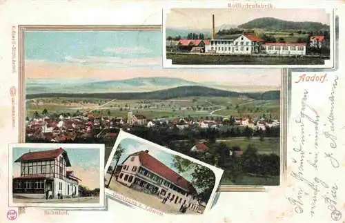 AK / Ansichtskarte  Aadorf_Frauenfeld_TG Bahnhof Gasthaus zum Loewen Rolladenfabrik