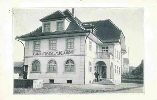 AK / Ansichtskarte  Aadorf_Frauenfeld_TG Bank und Postgebaeude
