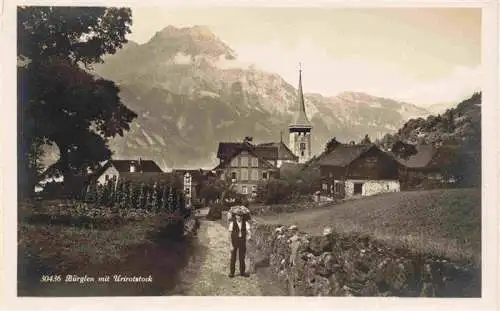 AK / Ansichtskarte  Buerglen_Schaechenthal_UR mit Urirotstock