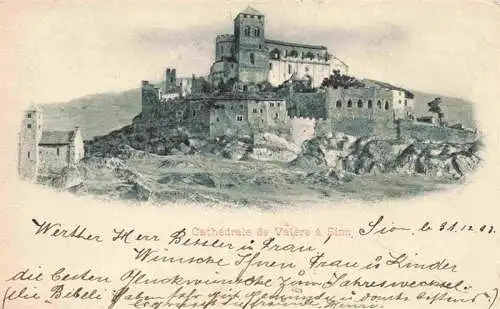 AK / Ansichtskarte  SION__Sitten_Seduno_VS Kathedrale de Valere
