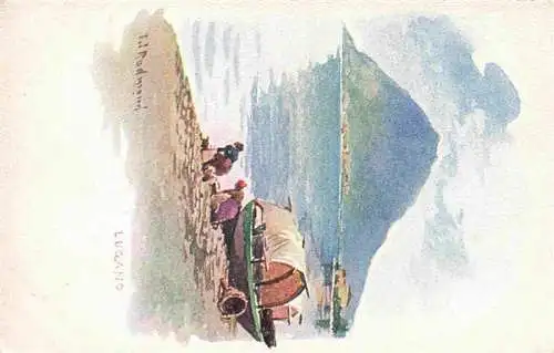 AK / Ansichtskarte  LUGANO_Lago_di_Lugano_TI Strand Panorama