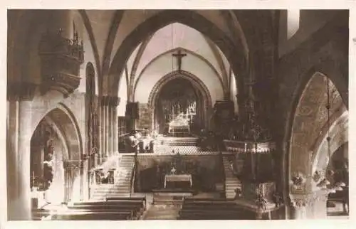 AK / Ansichtskarte  CHUR_Coire_GR Kathedrale Inneres