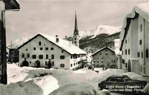 AK / Ansichtskarte  Zuoz_GR Dorfpartie mit Haus Planta