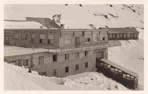 AK / Ansichtskarte  Weissfluhjoch_2663m_GR Station und Restaurant Parsennbahn