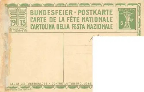 AK / Ansichtskarte  RueTLI_Vierwaldstaettersee_UR Plakat Bundesfeier 1913