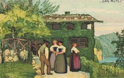 AK / Ansichtskarte  RueTI__ZH Plakat Bundesfeier 1913