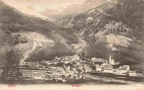 AK / Ansichtskarte  Spluegen_2113m_GR Panorama