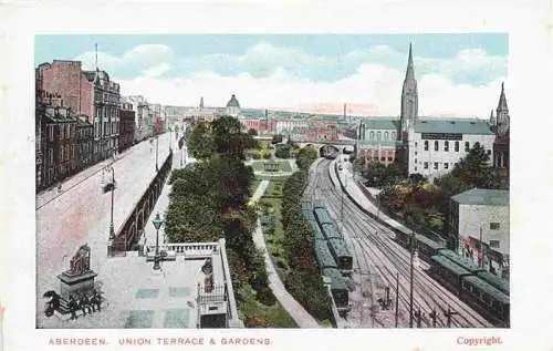 AK / Ansichtskarte  ABERDEEN__Scotland_UK Union Terrace and Gardens