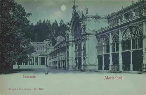 AK / Ansichtskarte 73991814 Marienbad_MARIANSKE_LAZNE_CZ Kolonnaden