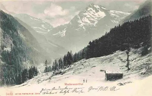 AK / Ansichtskarte  Maderanerthal_Maderanertal_Silenen_UR Panorama
