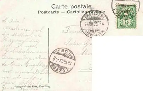 AK / Ansichtskarte  Engelberg__OW Besteigung des Titlis Partie an der Roten