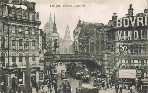 AK / Ansichtskarte  LONDON__UK Ludgate Circus Traffic