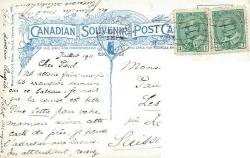 AK / Ansichtskarte  MONTREAL__QUEBEC_Canada In lachine rapids near Montreal Steamer