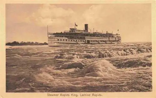 AK / Ansichtskarte  Lachine_Quebec_Canada Steamer Rapids King