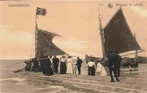 AK / Ansichtskarte 73991873 DUINBERGEN_Knocke-sur-Mer_Knocke-Heist_Belgie Barques de pêche