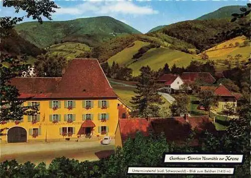 AK / Ansichtskarte  Untermuenstertal Gasthaus Pension Neumuehle zur Krone