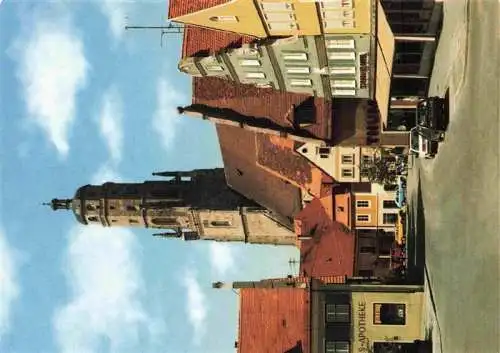 AK / Ansichtskarte  Noerdlingen St Georgskirche mit Brettermarkt