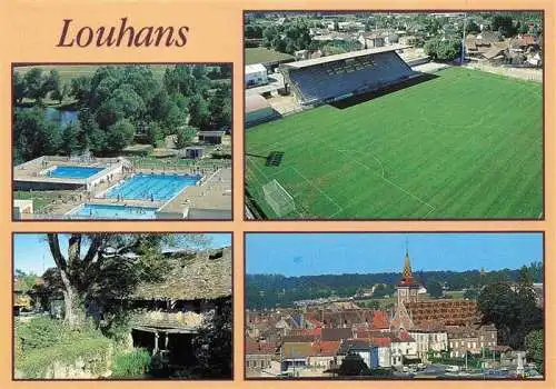 AK / Ansichtskarte  Louhans_71_Saone-et-Loire Freibad Sportstadion Ortsmotiv Ortsansicht