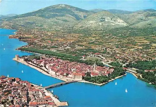 AK / Ansichtskarte  Trogir_Trau_Croatia Fliegeraufnahme