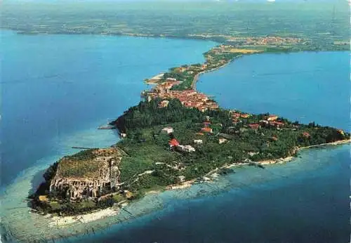 AK / Ansichtskarte  SIRMIONE_Lago_di_Garda_IT Fliegeraufnahme