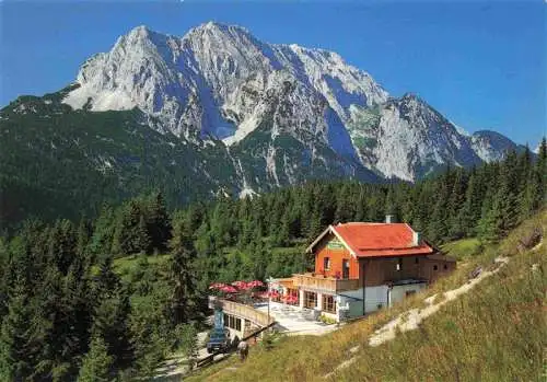 AK / Ansichtskarte  MITTENWALD_Bayern Kranzberghaus Panorama