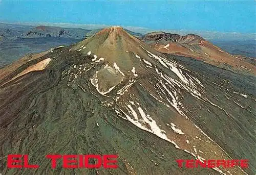 AK / Ansichtskarte  El_Teide_Tenerife_Islas_Canarias_Spanien_ES Fliegeraufnahme vom Krater