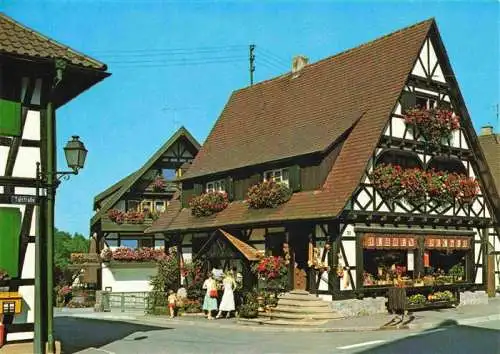 AK / Ansichtskarte  Sasbachwalden Blumenladen Cafe