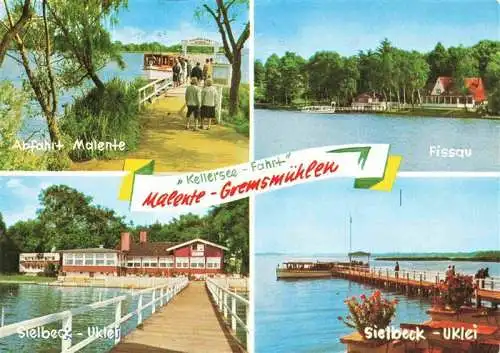 AK / Ansichtskarte 73992060 Malente-Gremsmuehlen Abfahrt Bissau Sielbeck Uklei Bootssteg
