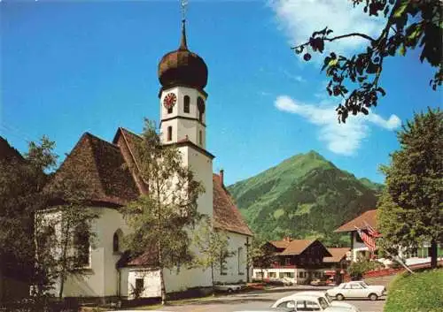 AK / Ansichtskarte 73992071 St_Gallenkirch_Vorarlberg_AT mit Kirche und Gweilspitze
