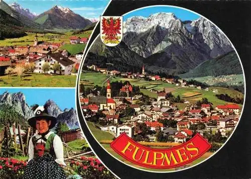 AK / Ansichtskarte 73992085 Fulpmes_Tirol_AT Panorama Trachtenmaedchen