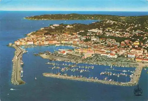AK / Ansichtskarte  Saint_Tropez_Var Vue generale aerienne le nouveau Part et la Citadelle