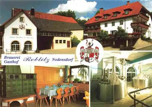 AK / Ansichtskarte 73992119 Nedensdorf Brauerei Gasthof Reblitz Gaststube Brauraum