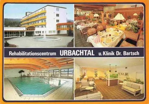 AK / Ansichtskarte  Neukirchen_Knuellgebirge Rehazentrum Urbachtal und Klinik Dr Bartsch Hallenbad Gast und Aufenthaltsraum