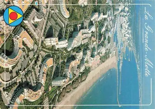 AK / Ansichtskarte  Languedoc-Roussillon La Grande Motte du Couchant Vue aerienne