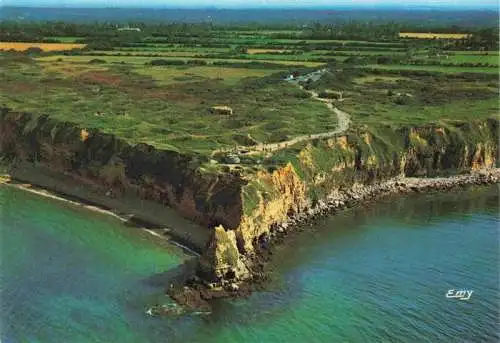 AK / Ansichtskarte  Cricqueville-en-Bessin La Pointe du Hoc Vue aerienne