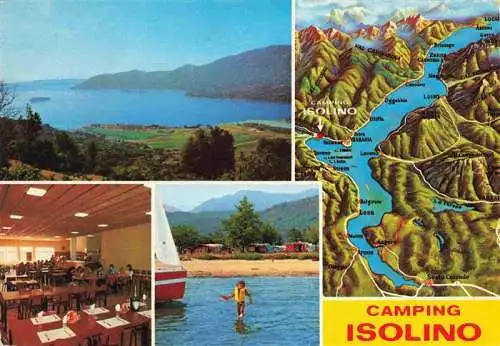 AK / Ansichtskarte 73992157 Fondotoce_di_Verbania_IT Camping Isoline Panorama Restaurant Panoramakarte