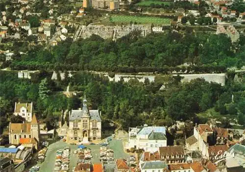 AK / Ansichtskarte  Chateau-Thierry_02_Aisne Vue aerienne L'hôtel de ville et les remparts du château