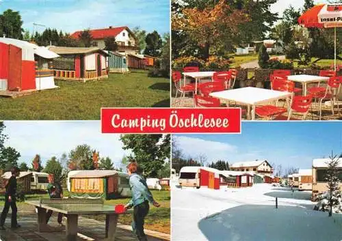 AK / Ansichtskarte  Kempten_Allgaeu Camping oeschlesee Terrasse Tischtennis