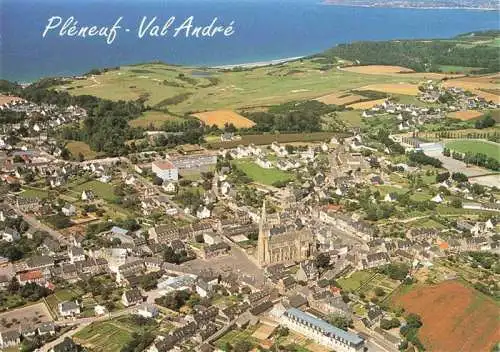 AK / Ansichtskarte  Pleneuf-Val-Andre_22_Cotes-d_Armor Le centre-ville de Planeuf Vue aerienne