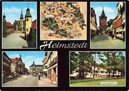 AK / Ansichtskarte  Helmstedt Ortspartien Gebietskarte Jugendgaestehaus